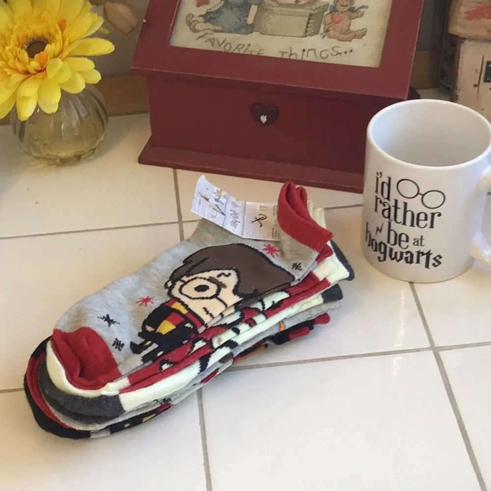‘Harry Potter’ Ankle Socks (6 pr) NWT